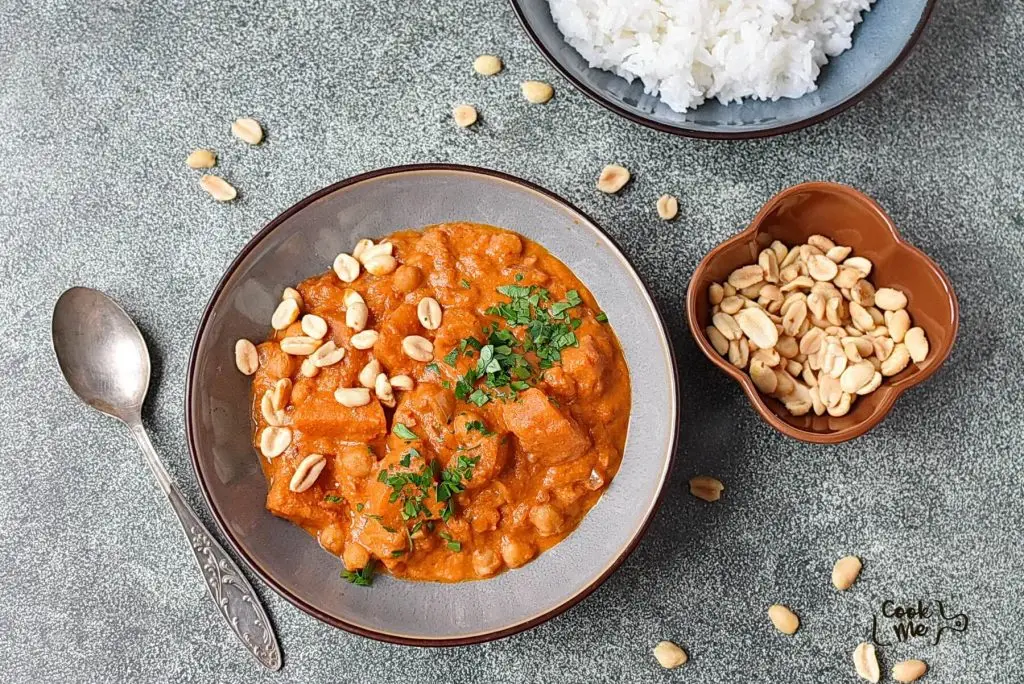 Slow Cooked Sweet Potato Stew with Peanut Butter: A Nutritious Vegan Meal