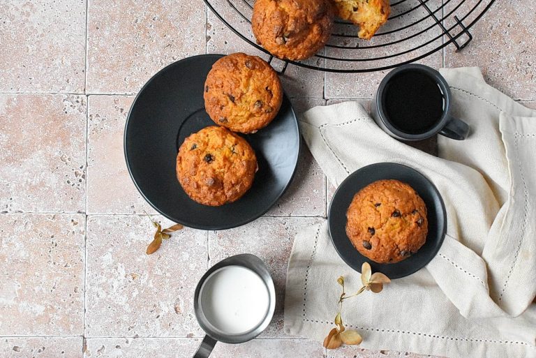 Step 9 - Sweet Potato Muffins with Chocolate Chips