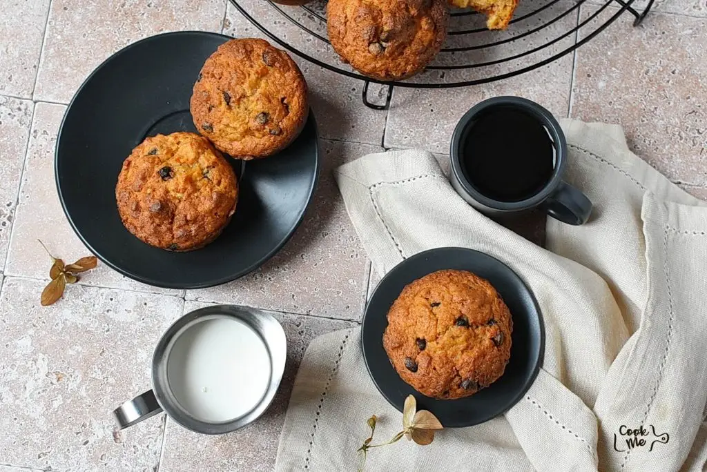 Sweet Potato Muffins with Chocolate Chips