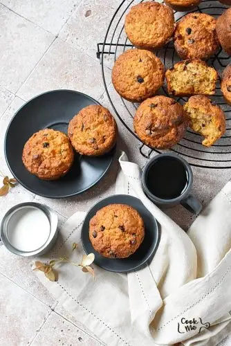 Sweet Potato Muffins with Chocolate Chips