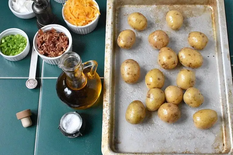 Step 2 - Twice Baked Potato Bites with Bacon & Cheese