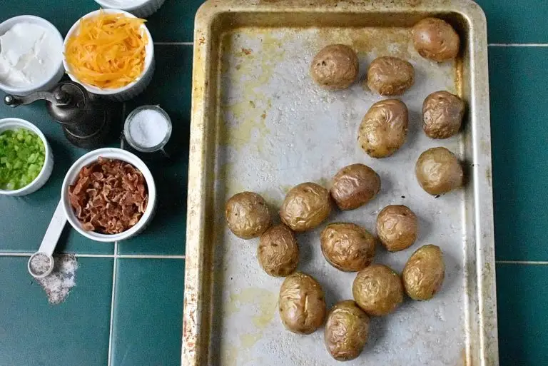 Step 3 - Twice Baked Potato Bites with Bacon & Cheese