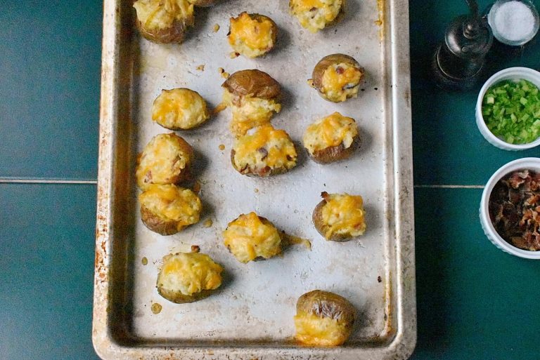 Step 7 - Twice Baked Potato Bites with Bacon & Cheese
