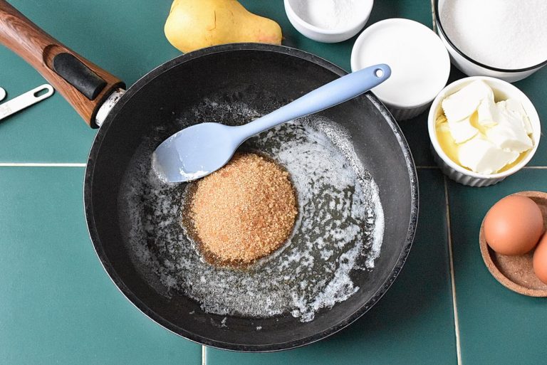 Step 2 - Upside Down Pear Cake: A Simple Recipe Using Fresh Pears