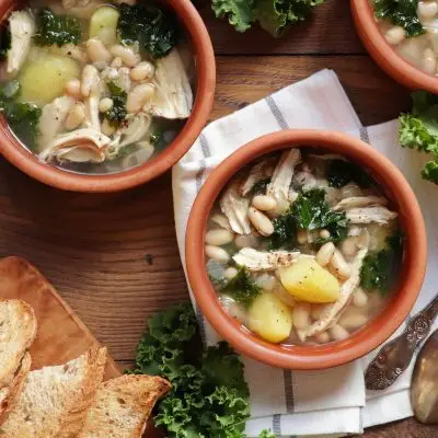 Delicious & Nourishing Chicken and Kale Soup