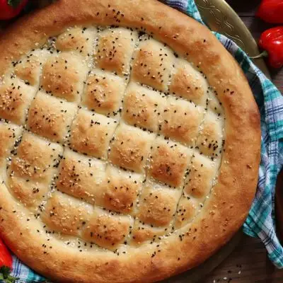 No-Knead Turkish Pide Bread