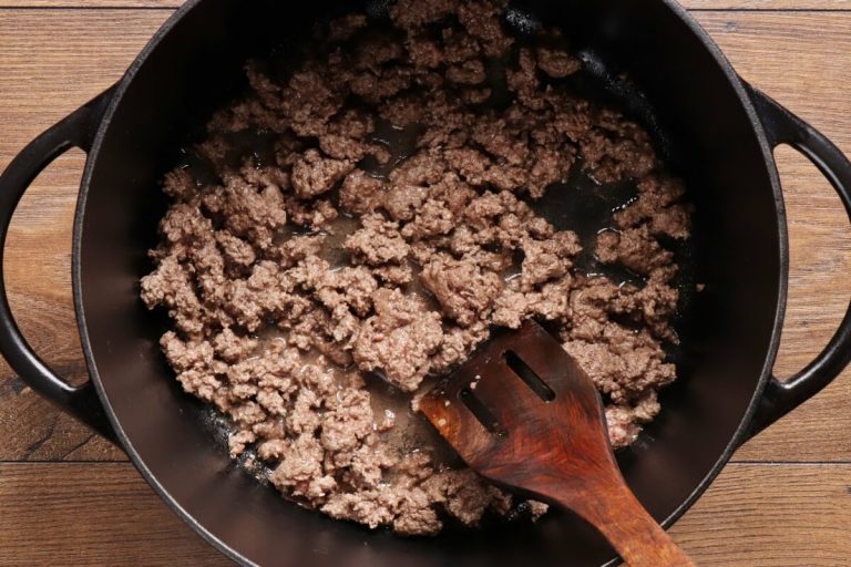 Step 1 - Simple Vegetable Hamburger Soup