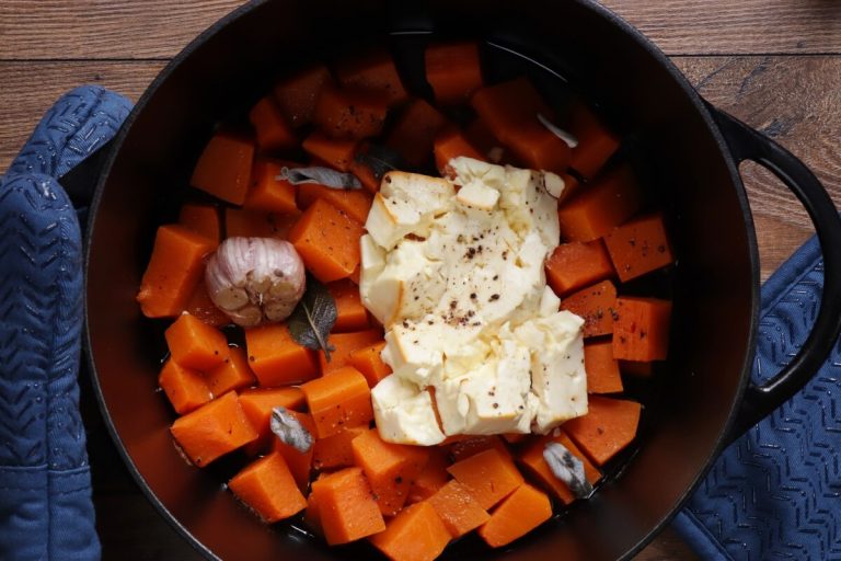 Step 3 - Easy Roasted Butternut Squash Feta Soup