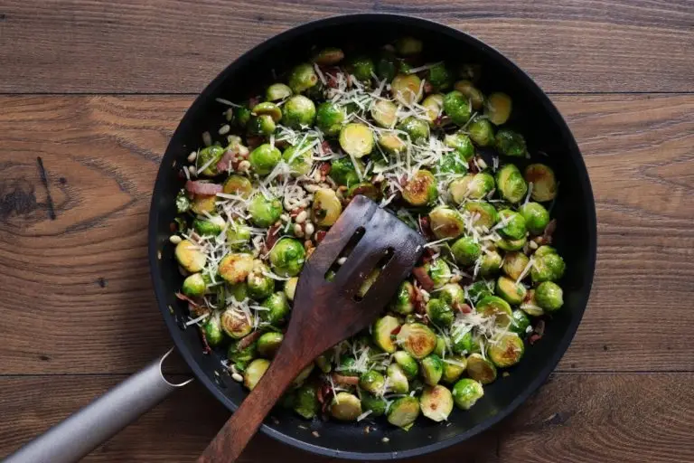 Pan Fried Brussels Sprouts with Turkey Bacon recipe - step 4
