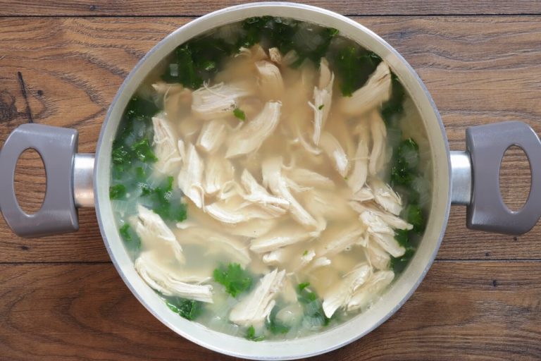 Step 6 - Delicious & Nourishing Chicken and Kale Soup