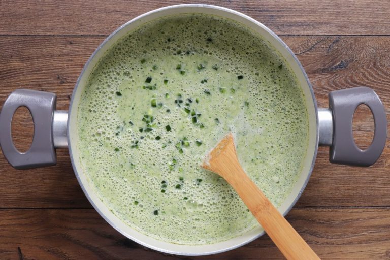 Step 6 - Broccoli Soup with Feta Cheese & White Beans
