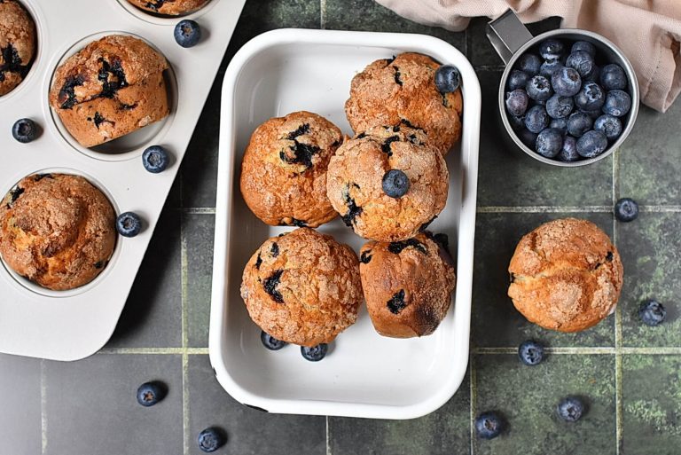 Step 8 - Egg-Free Blueberry Muffins