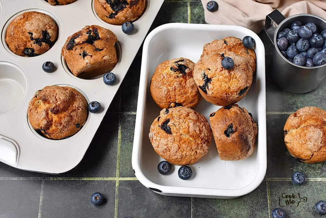 Egg-Free Blueberry Muffins