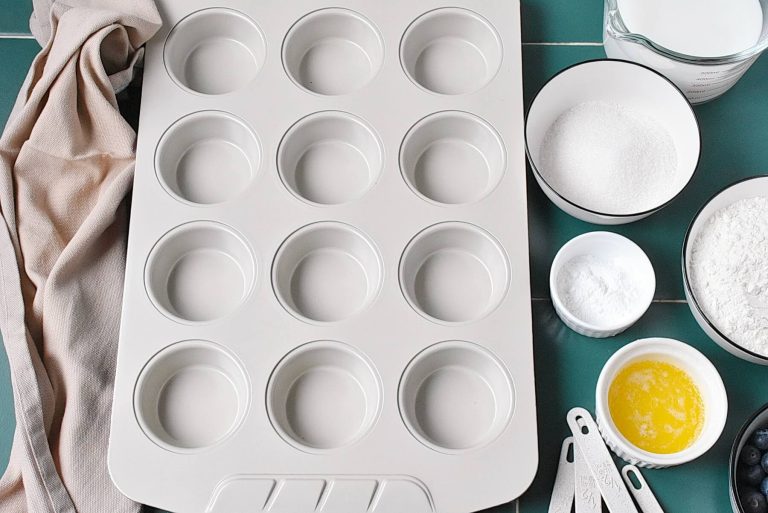 Step 1 - Egg-Free Blueberry Muffins