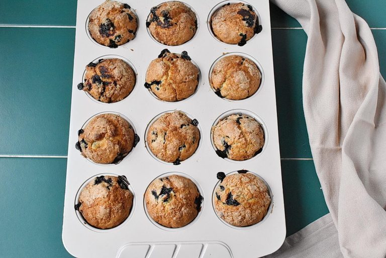 Step 7 - Egg-Free Blueberry Muffins