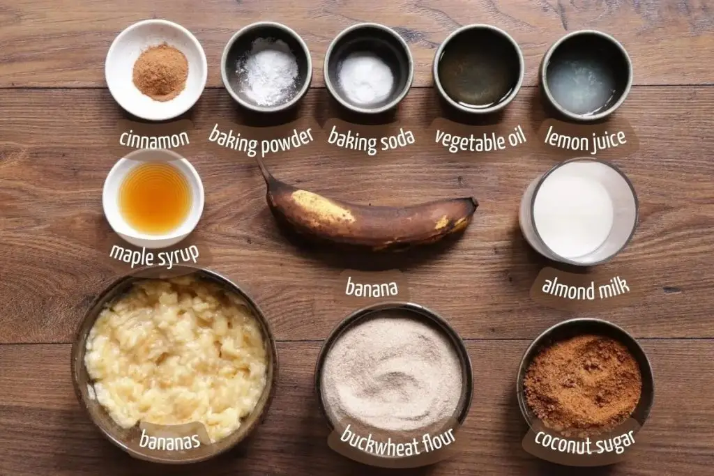 Ingredients for How to Make Eggless Banana Bread