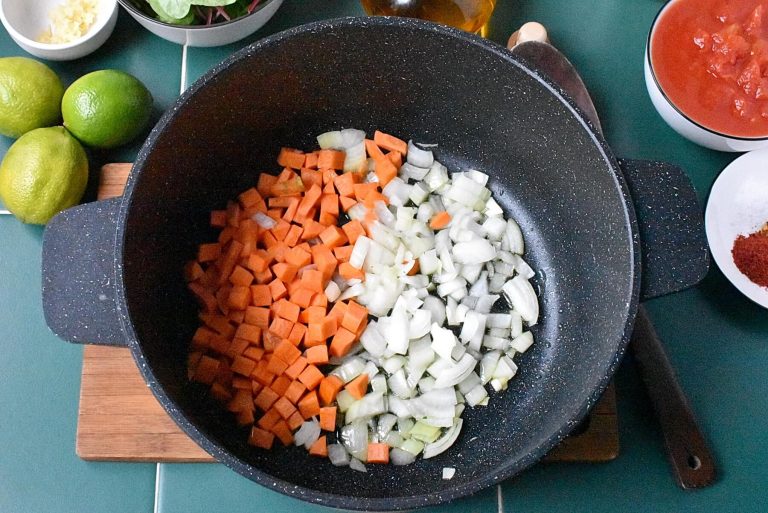Step 1 - Sweet Potato and Greens Stew