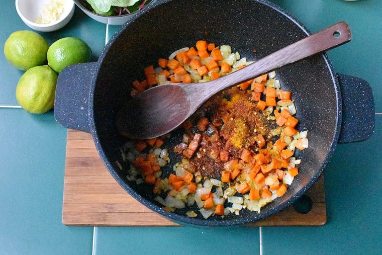 Step 2 - Sweet Potato and Greens Stew
