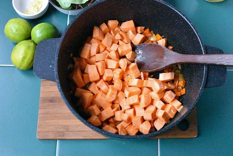Step 3 - Sweet Potato and Greens Stew
