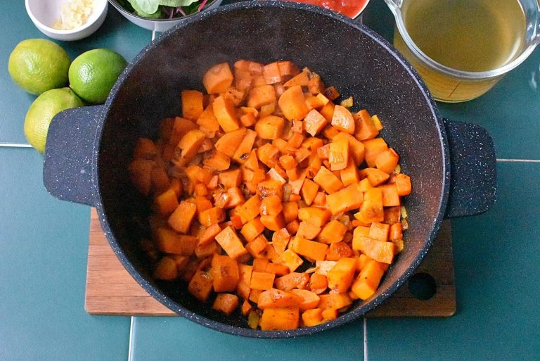 Step 3 - Sweet Potato and Greens Stew