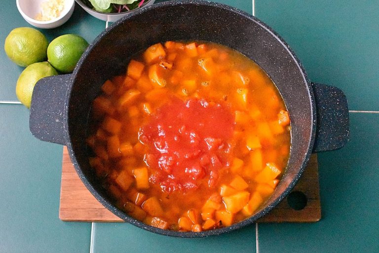 Step 4 - Sweet Potato and Greens Stew