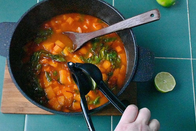 Step 7 - Sweet Potato and Greens Stew
