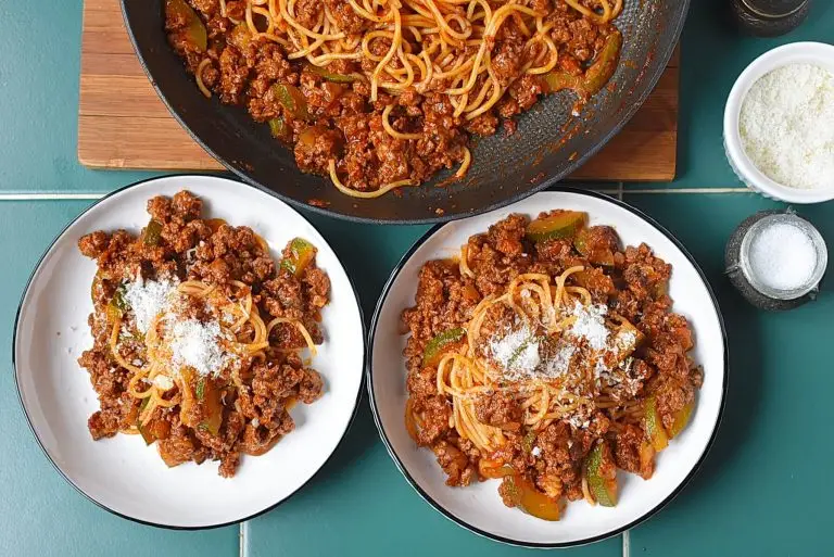 Step 7 - Beef Ragù Spaghetti with Zucchini