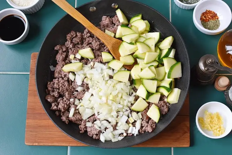Step 3 - Beef Ragù Spaghetti with Zucchini