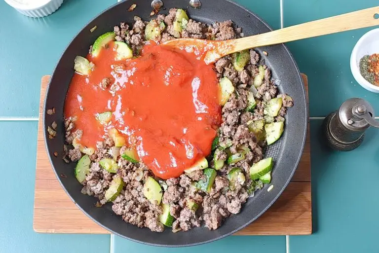 Step 5 - Beef Ragù Spaghetti with Zucchini
