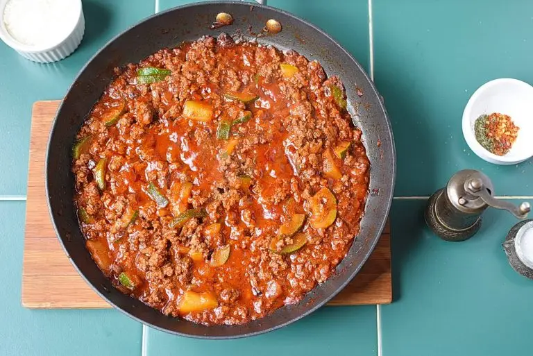 Step 5 - Beef Ragù Spaghetti with Zucchini
