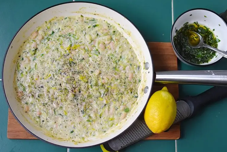 Step 10 - Creamy Zucchini and Lemon White Beans