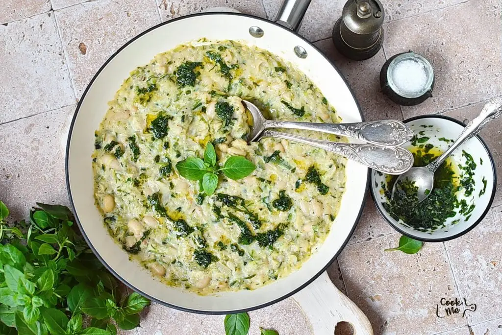 Creamy Zucchini and Lemon White Beans