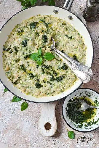 Creamy Zucchini and Lemon White Beans