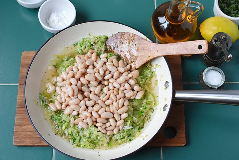 Step 5 - Creamy Zucchini and Lemon White Beans