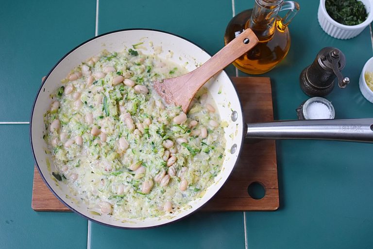 Step 6 - Creamy Zucchini and Lemon White Beans