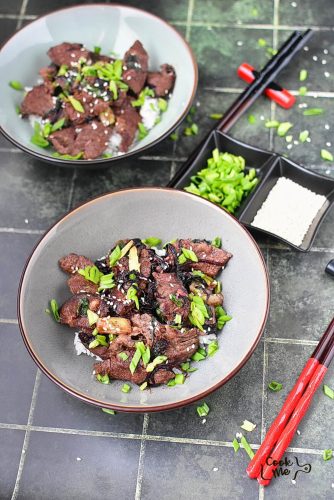 Easy Stir-Fry with Swiss Chard and Steak