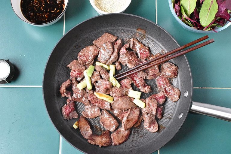 Step 5 - Easy Stir-Fry with Swiss Chard and Steak