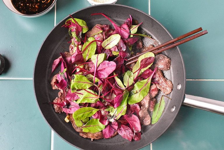 Step 6 - Easy Stir-Fry with Swiss Chard and Steak
