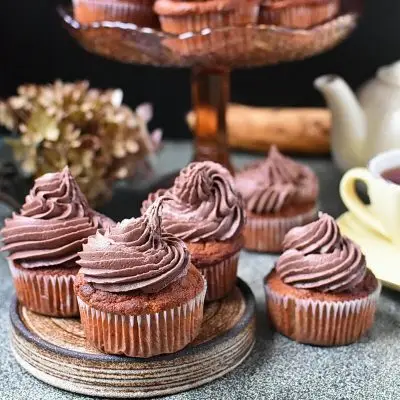 Gluten-Free Banana Cupcakes with Creamy Nutella Frosting Recipe