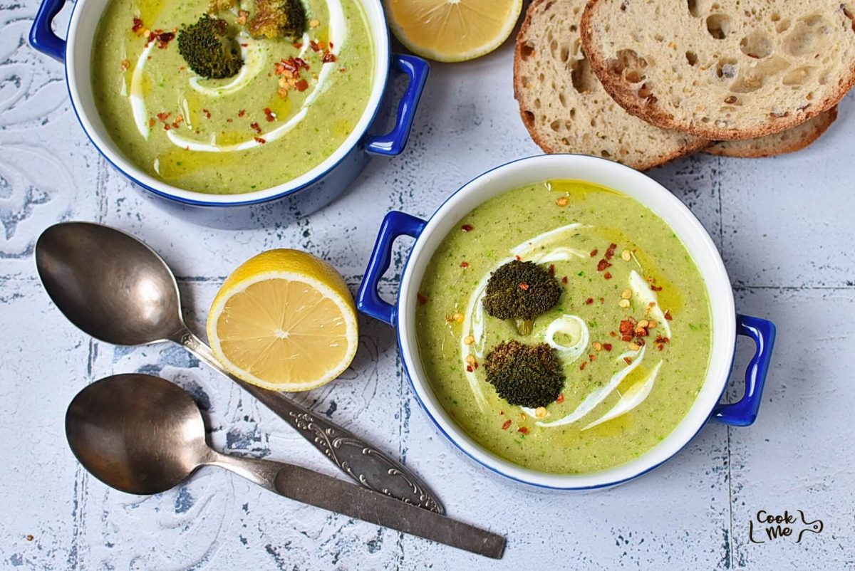 How to Make Creamy Broccoli Soup with Feta Cheese