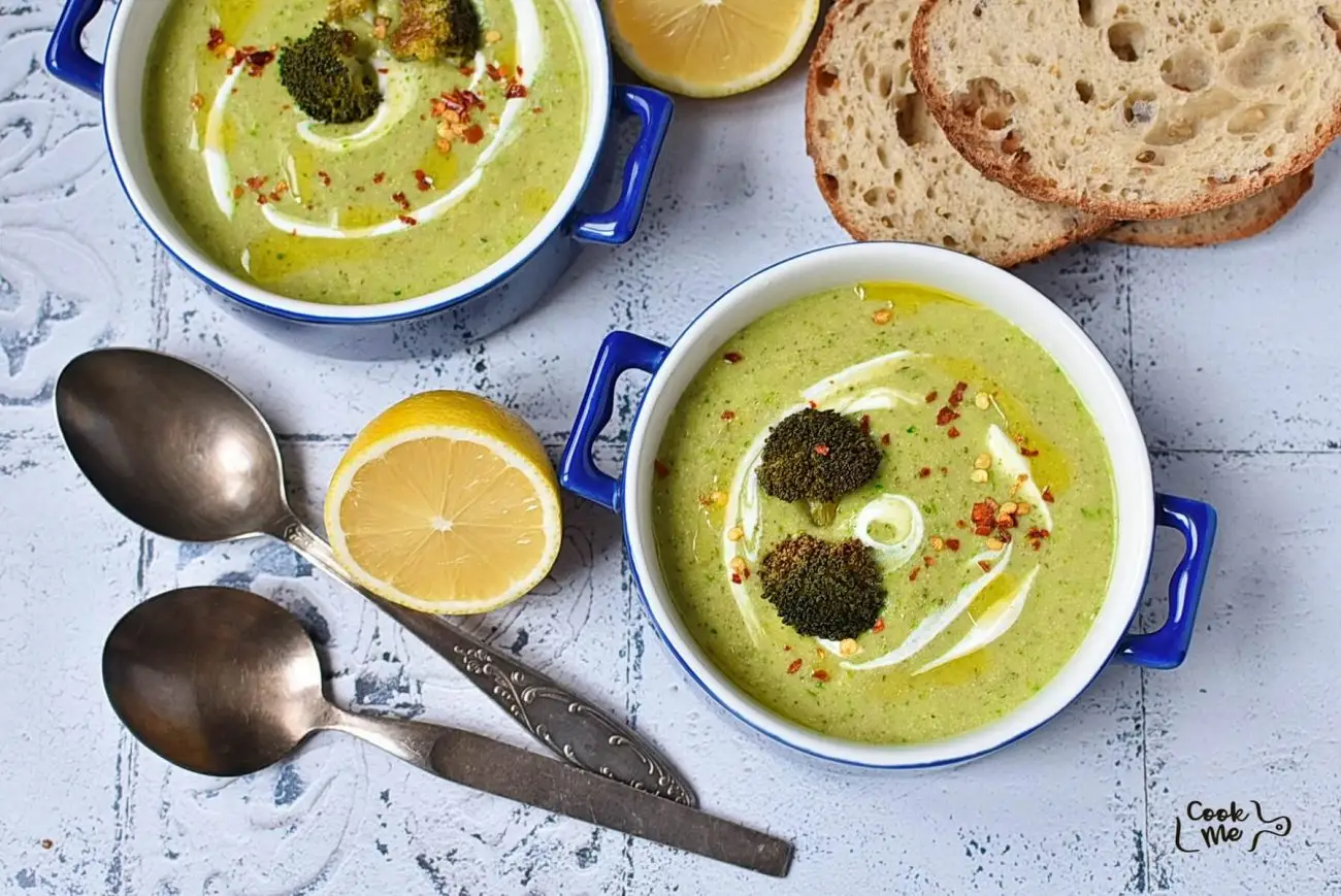 How to Make Creamy Broccoli Soup with Feta Cheese