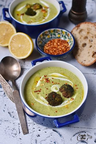 How to Make Creamy Broccoli Soup with Feta Cheese