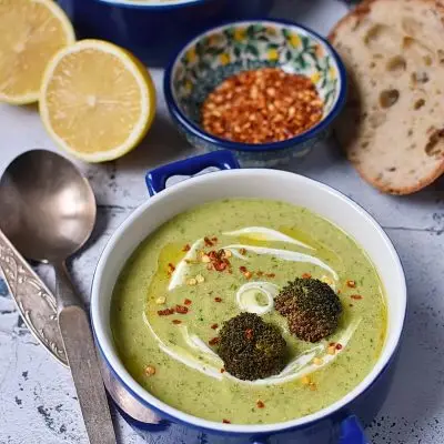 How to Make Creamy Broccoli Soup with Feta Cheese Recipe