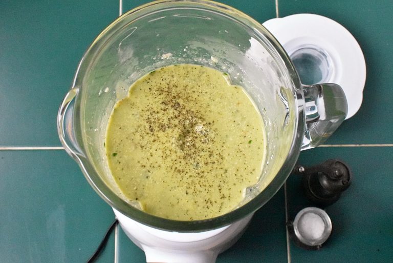 Step 5 - How to Make Creamy Broccoli Soup with Feta Cheese