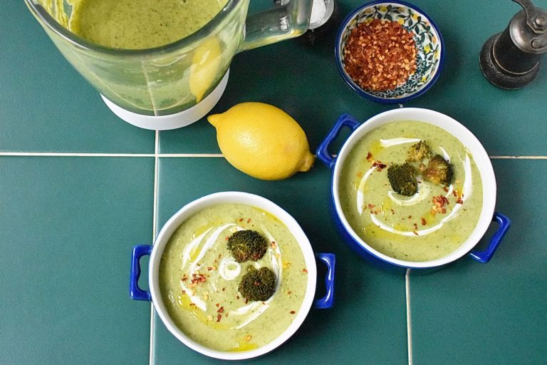 Step 6 - How to Make Creamy Broccoli Soup with Feta Cheese