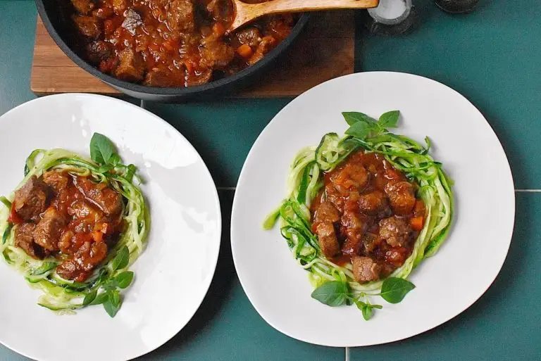 Step 8 - Keto Beef Ragu and Zucchini Noodles