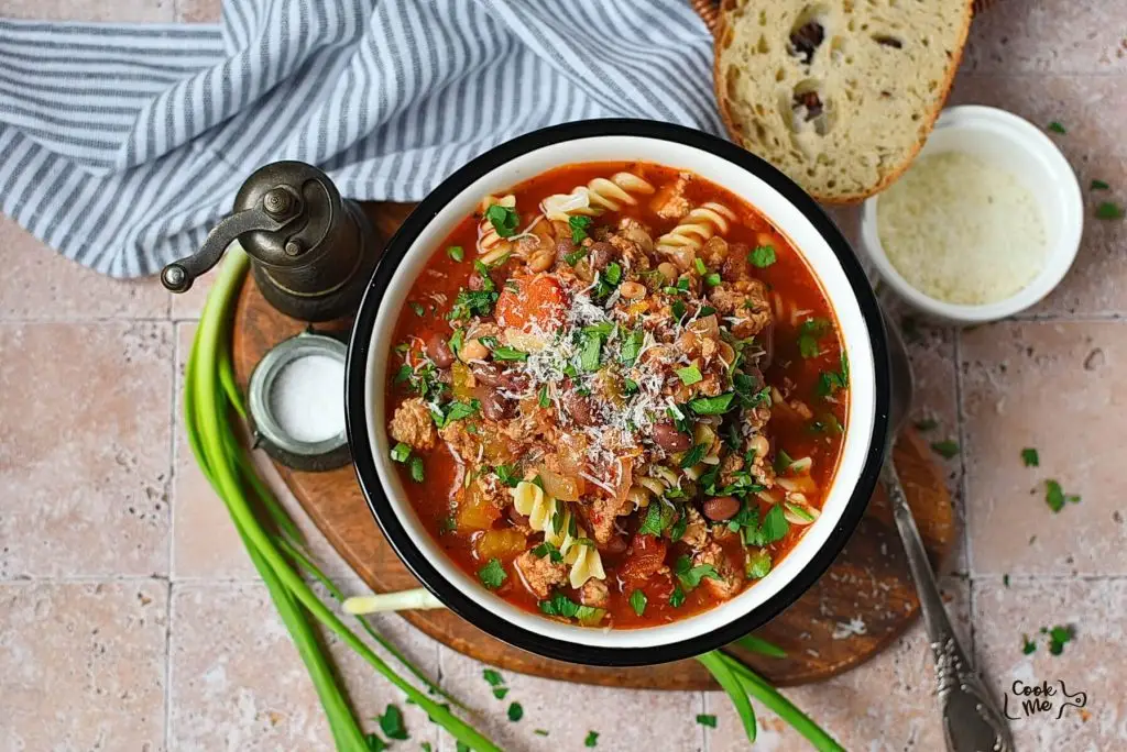 Pasta Fagioli Recipe in the Slow Cooker