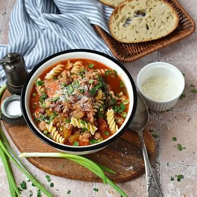 Pasta Fagioli Recipe in the Slow Cooker Recipe