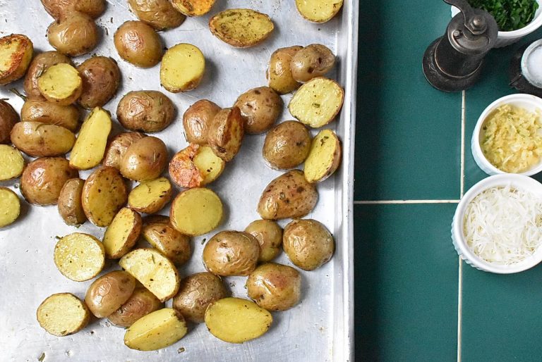 Step 4 - Perfectly Crispy Garlic and Rosemary Potatoes