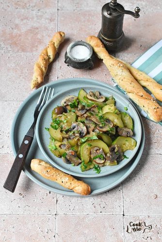Sauteed Mushrooms and Zucchini